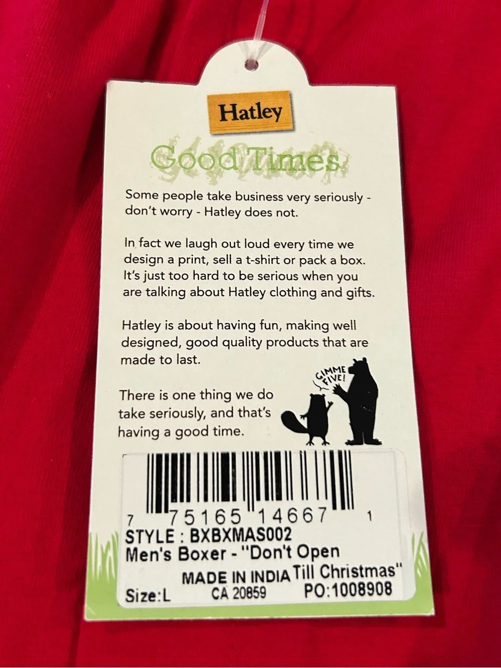Hatley boxers solid
